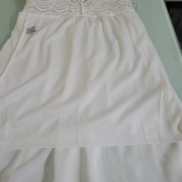 * Fashion Nova Woman's Breeze Through Life Crochet Midi Dress NWOT White Small - Picture 11 of 15
